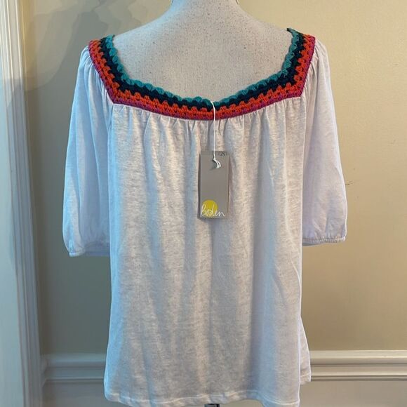 Boden Crocheted Trim Top  - NEW! - Picture 4 of 9